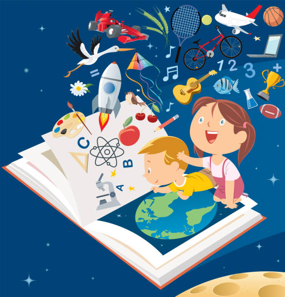 Titou & Poupy ouvrent un livre et l'imagination s'envole...